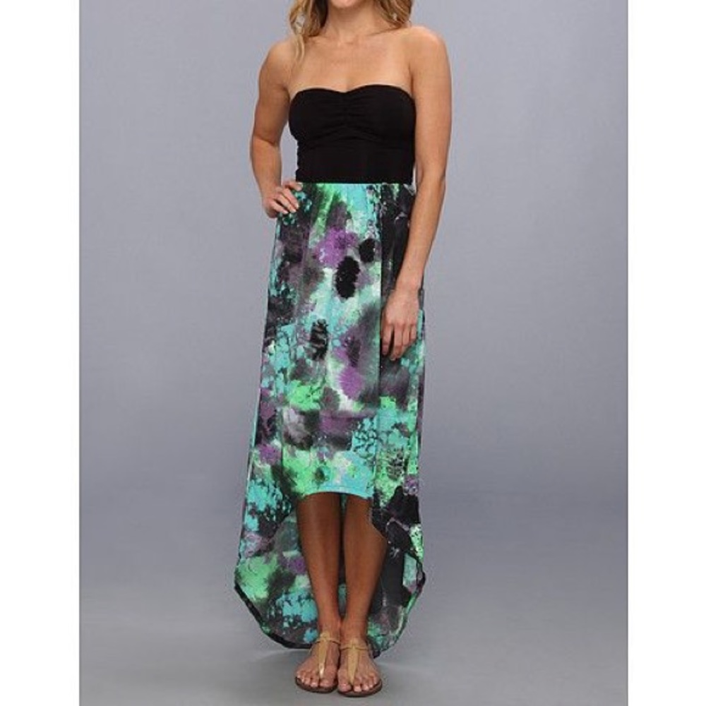 Hurley Strapless High-Low Hemline Dress!